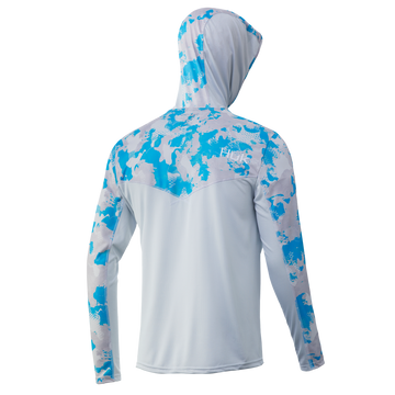 HUK ICON X REFRACTION CAMO HOODIE